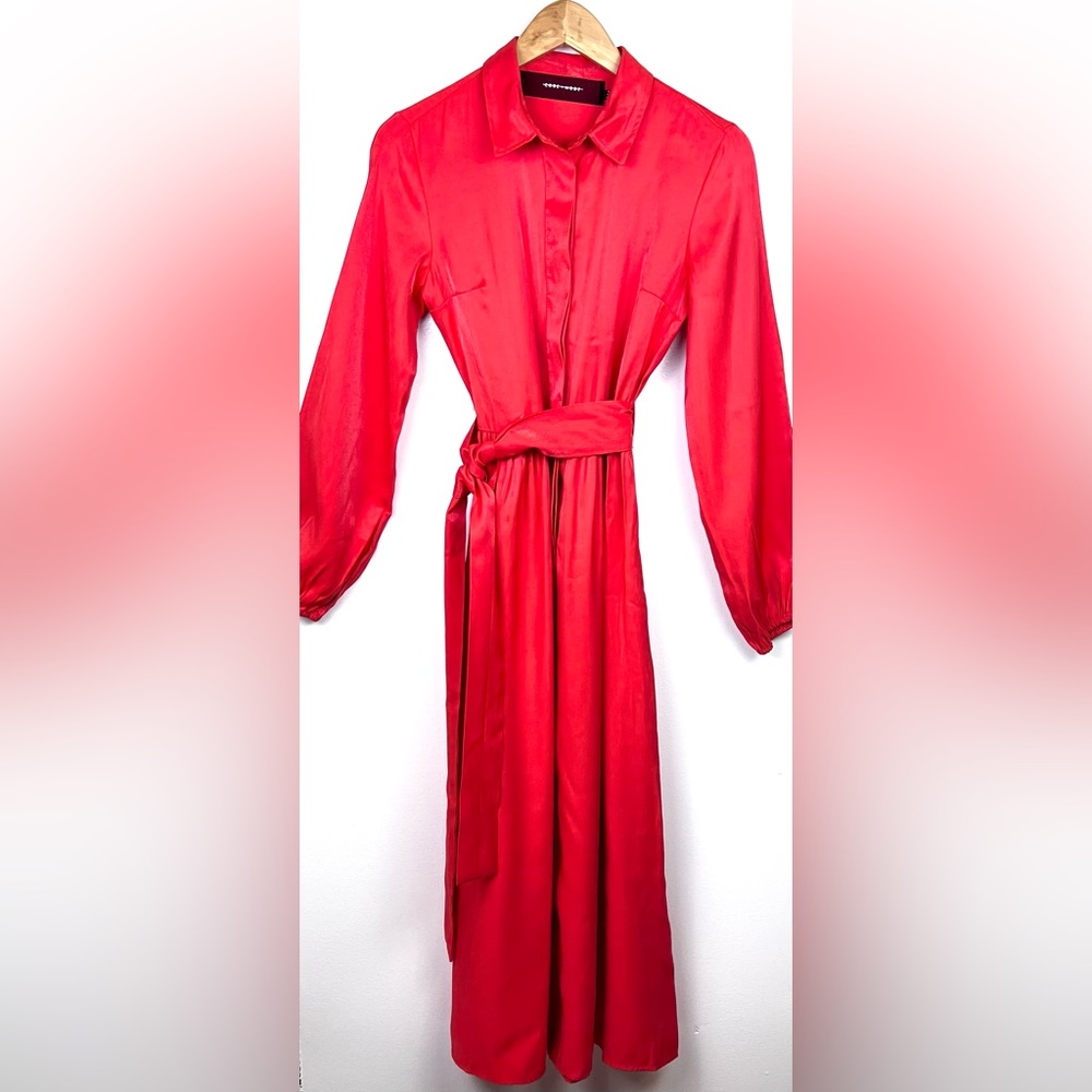 Code X Mode Shimmer Retro Shirtdress
